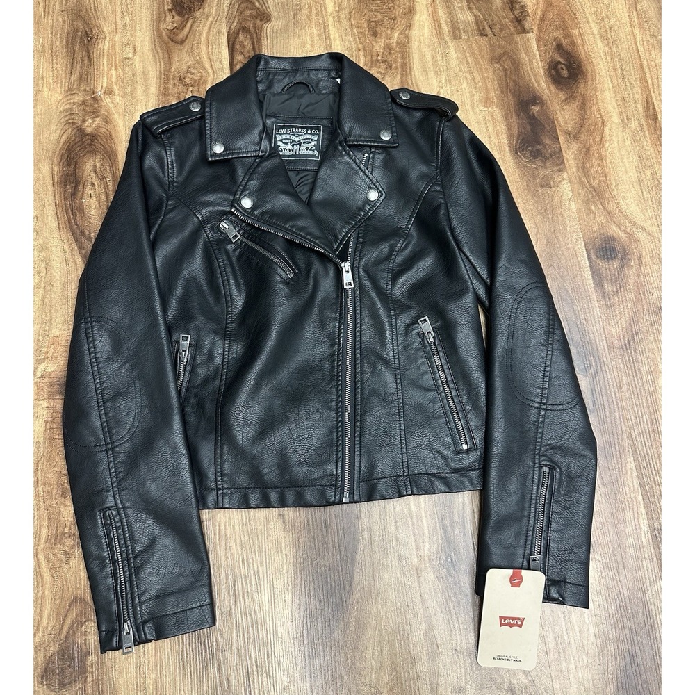 Levi's Women's Classic Faux Leather Moto Jacket Small